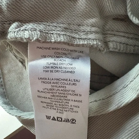 Free People Ziggy Straight Leg Light Gray Denim Overalls - Picture 9 of 9